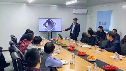 中建八局与陕西建工五建项目考察方圆产品使用效果及技术交流